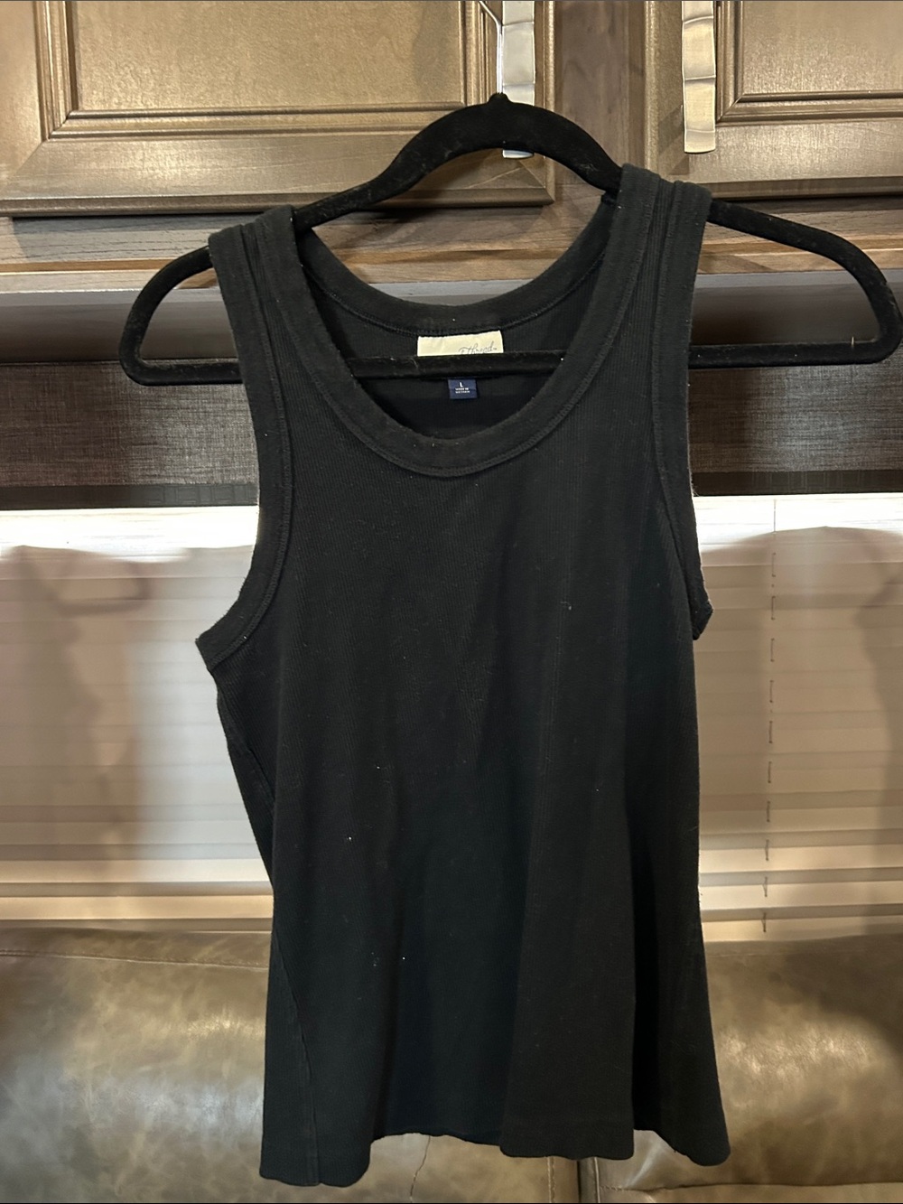 Target Black Ribbed Tank Top